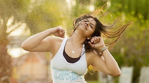 woman dancing