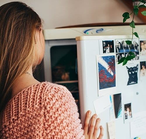 Girl and Refrigerator