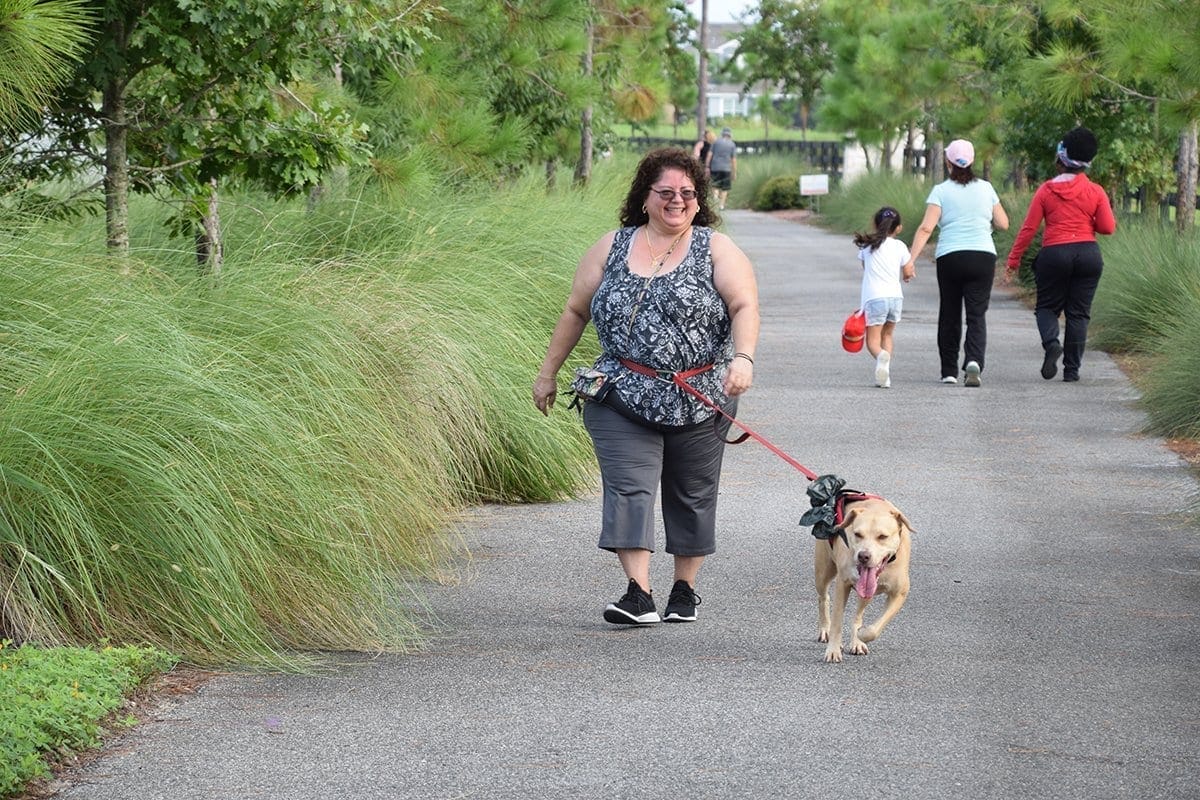 HWO169 woman and dog