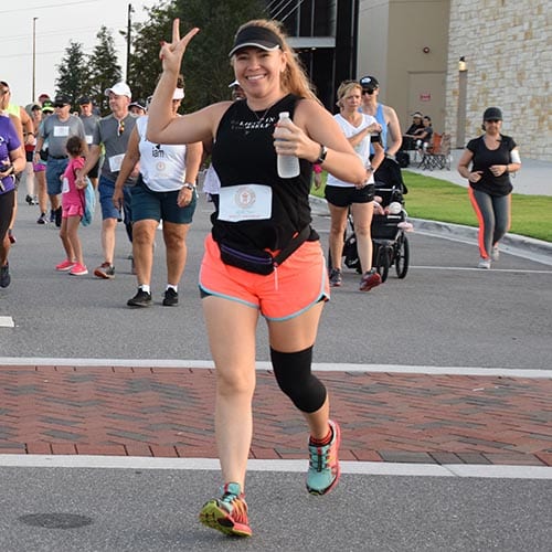 woman running