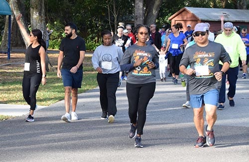 group walking