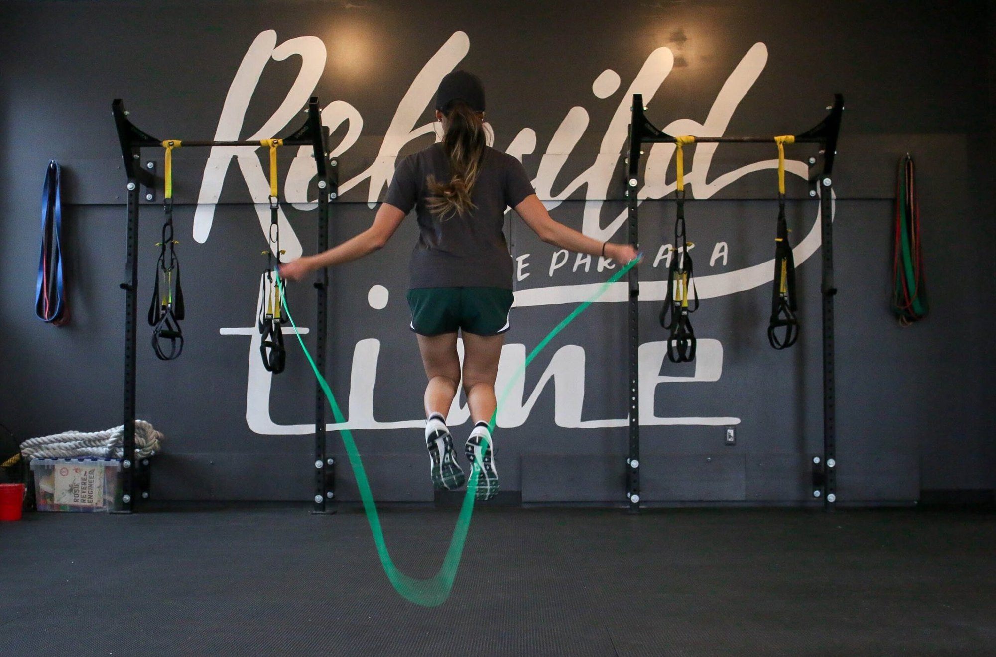 woman exercising