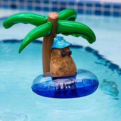 potato in pool