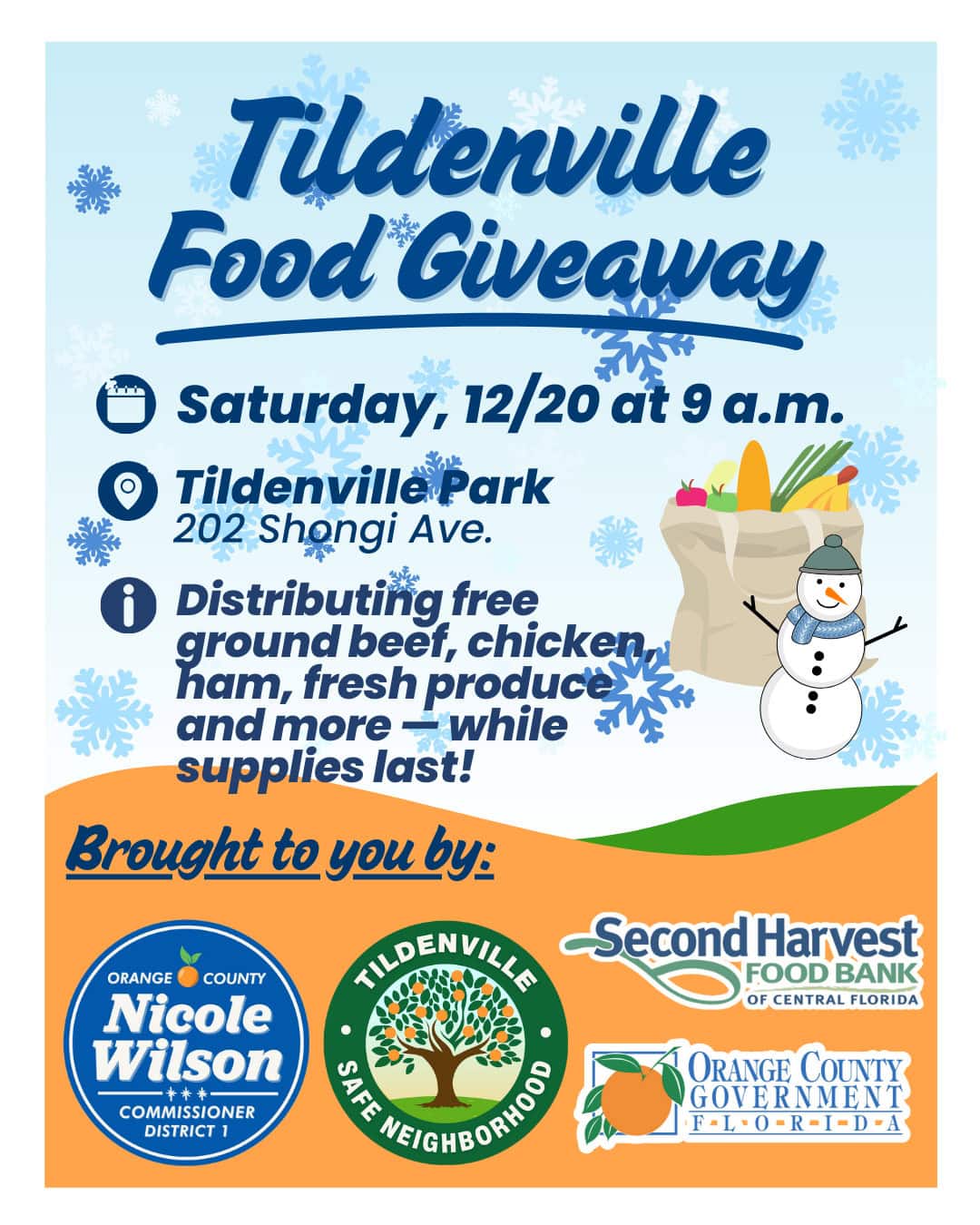 Food emergency Tildenville