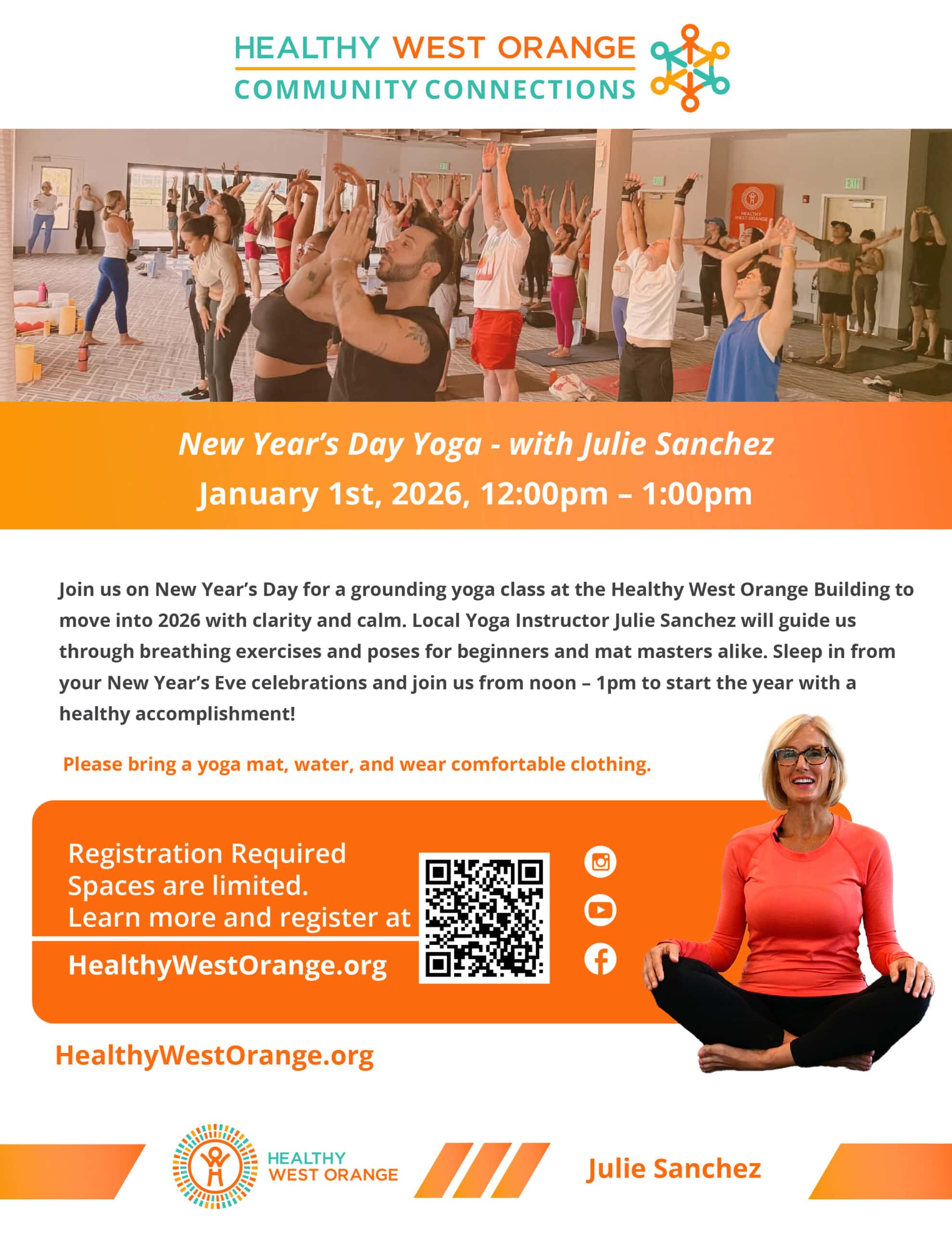 Julie Sanchez – yoga class